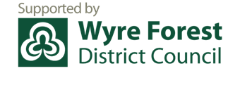 logo supported by Wyre Forest district council